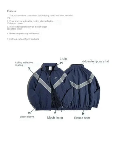 american cargo jacket mens college flight training quick drying color block bomber coat couple high street motorcycle outwear unique cargo style 1800