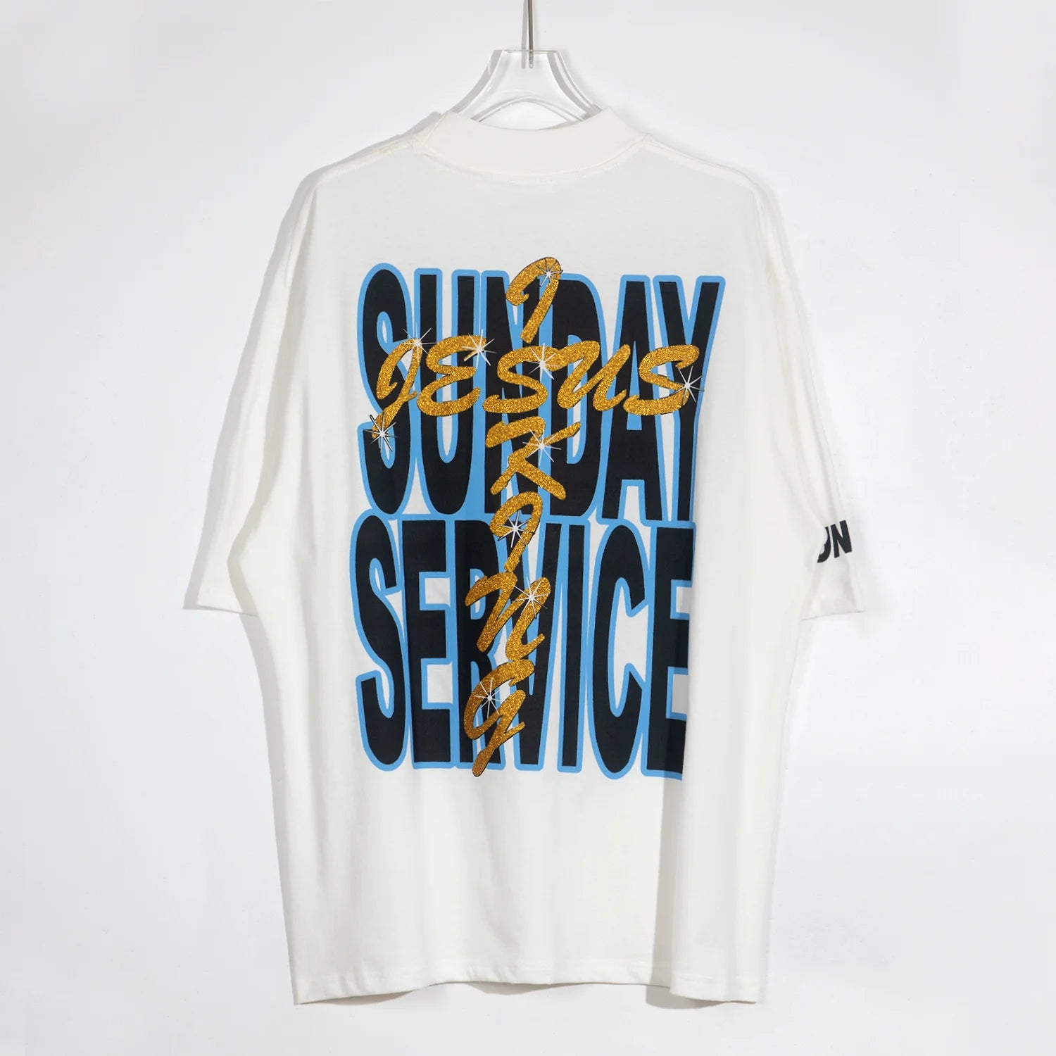 Summer Kanye West Chicago Limited Peripheral High-Street Retro Tops T-Shirt Street King Limited