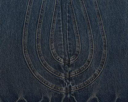 mens retro washed denim jeans loose straight pants 2023 new fashion streetwear trousers hip hop casual zipper jean pants joggers unique joggers style 1490