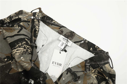men camouflage cargo shorts 2024 summer fashion tactical shorts cropped pants streetwear hip hop harajuku shorts y2k unique cargo style 1046