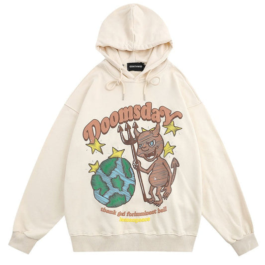 "Doomsday" Unisex Men Women Streetwear Graphic Hoodie Daulet Apparel