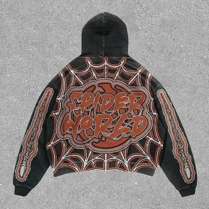 Harajuku Oversized Gothic Dragon Print Hoodie Streetwear Sweatshirt Y2k Tops Gothic Clothes Grunge Hoodies Women Men Clothing Street King Limited
