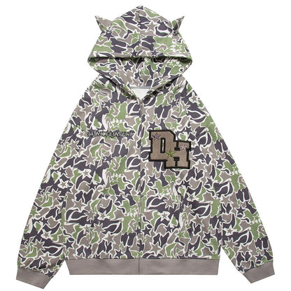 "Born Wit Horns" Unisex Men Women Streetwear Graphic Hoodie Daulet Apparel