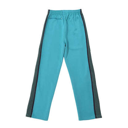 blue pattern embroidery casual motion pants men woman fashion street side edge weaving straight cylinder trousers unique default style 4558