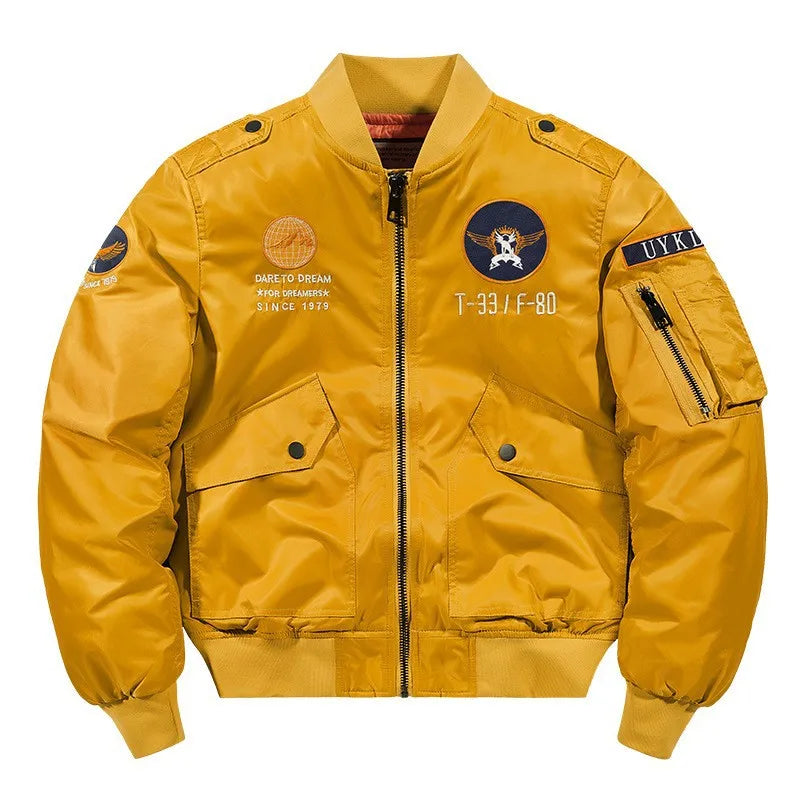 2023 hot bomber jacket mens air force ma 1 military baseball jacket plus size coat thick cargo jacket men clothing unique cargo style 5532
