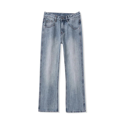 mens retro fashion high street loose casual denim micro flared pants jeans men streetwear plus size jeans trousers 28 40 unique jeans style 2572