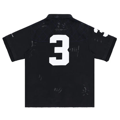 Embroidered patchwork shirt Street King Limited