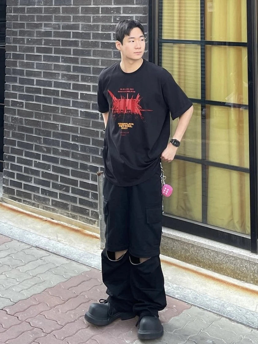 New Novelty 2023 Men Under My Car Festival T Shirts T-Shirt Hip Hop Skateboard Street Cotton T-Shirts Tee Top US size S M #A22 Street King Limited