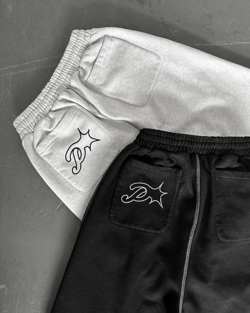 American Fashion Trend Hot Spot Loose Pants Men Women Y2K New Street Hip Hop Vintage Wide-leg Pants Couple Harajuku Casual Pants Street King Limited