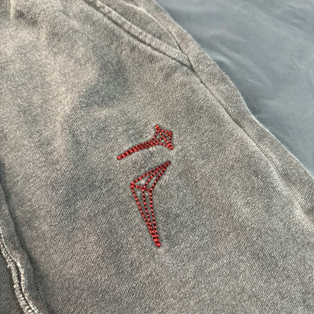 New 2024 Novelty High THUG CLUB Old Washed Rhine Stone Heavy Skateboard Street Cotton Casual Shorts Kanye Hip-hop Parkour #U46 Street King Limited
