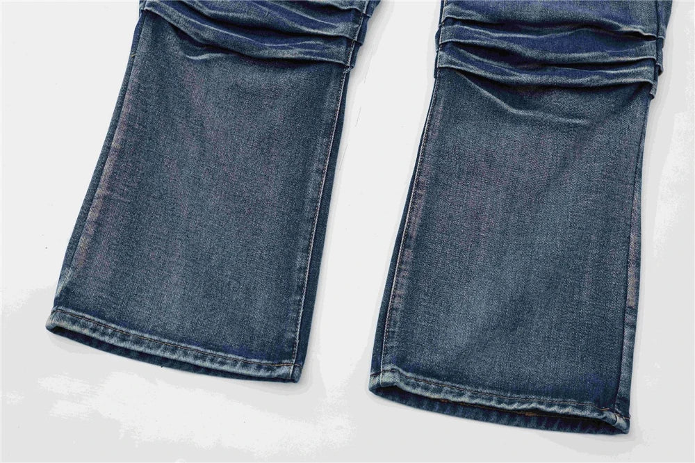 2024 multi pocket jeans vintage mens harajuku cargo denim pants retro hip hop straight loose jean pants 1 unique cargo style 244