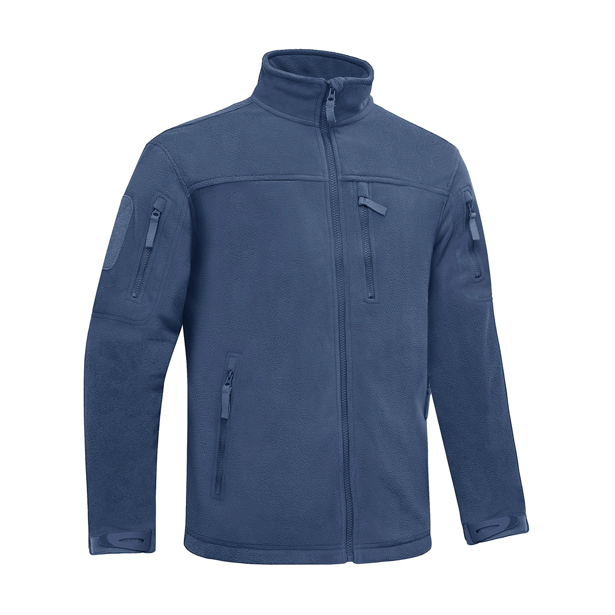 winter fleece jacket mens zipper pockets work jacket thermal warm full zip fishing hiking coats outwear man windbreaker unique default style 4413