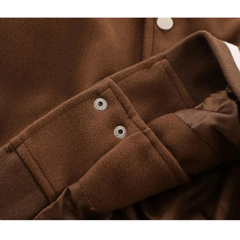 hip hop baseball jacket men streetwear letter embroidery varsity jacket men oversized fashion coat outwear unisex clothing menswear bottoms