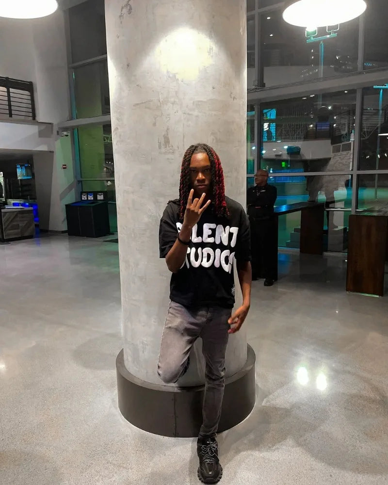 Trendy Brand Fashion Letters Cartoon Print Oversized Short-sleeved Men Y2k Harajuku Hip-hop Retro Loose Casual T-shirts Women Street King Limited