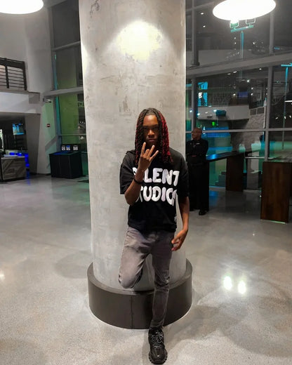 Trendy Brand Fashion Letters Cartoon Print Oversized Short-sleeved Men Y2k Harajuku Hip-hop Retro Loose Casual T-shirts Women Street King Limited
