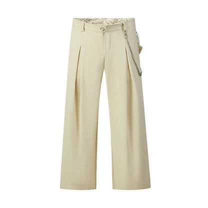 wide leg casual suit pants men japanese korean streetwear fashion loose cleanfit suit baggy pants cityboy long trousers unique default style 2053