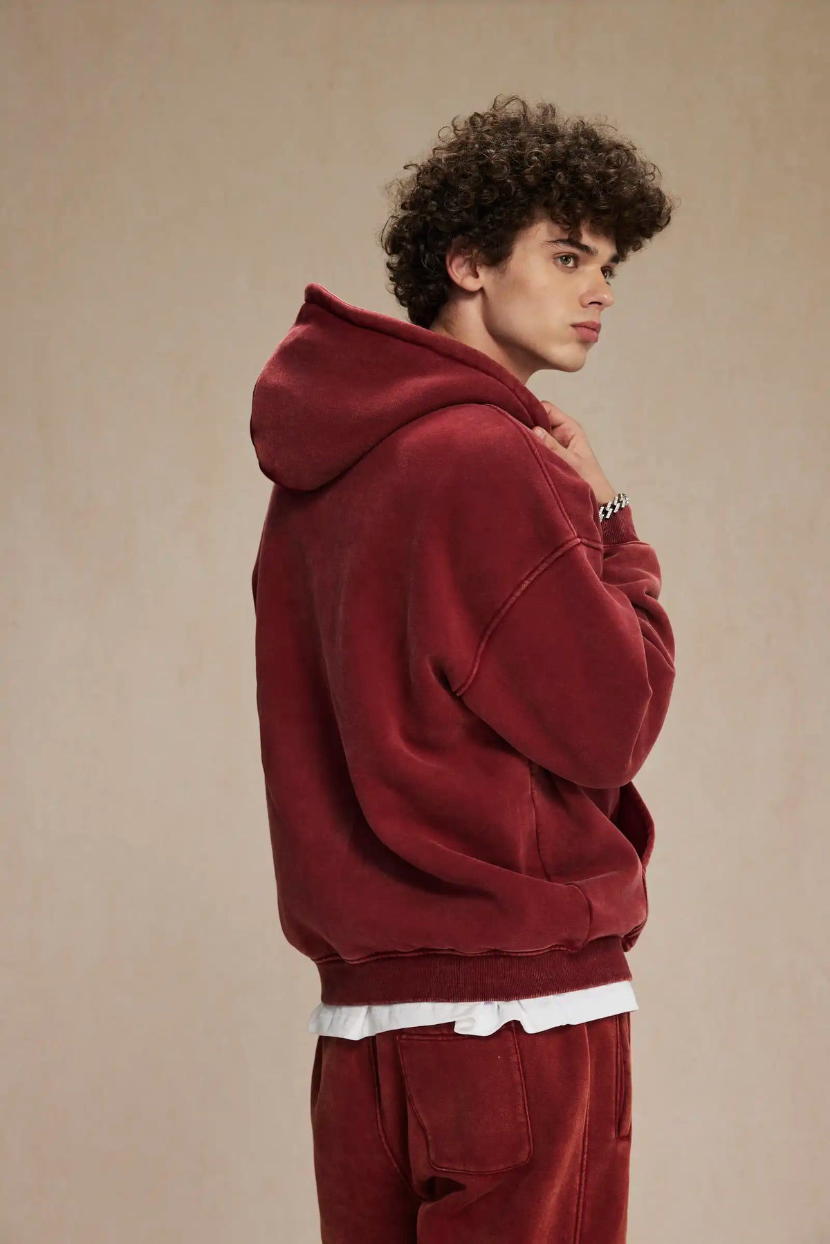 Batik fleece zippered hoodie Street King Limited