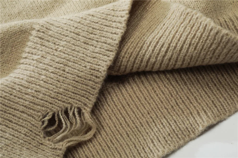 New 2022 Men Luxury Gothic Winter gentleman Cross Holes Knit Casual Sweaters pullover Asian Size High Street Drake R020 Street King Limited