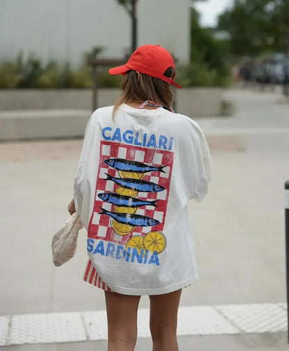 Oversized Harajuku Summer Casual Popular Cherry Graphic T Shirts Men Y2k Tops Gothic Clothes Streetwear Goth Women Clothing Street King Limited