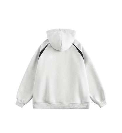 Autumn Oversized Zipper Hoodies For Men New Casual Hooded Cardigan Jackets Streetwear Patchwork Fleece Y2K Hoody Sweatshirts Street King Limited
