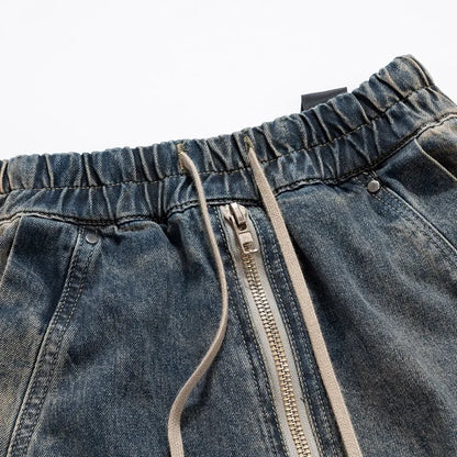 mens high street loose denim jeans casual straight retro washed jeans hip hop streetwear casual wide legs joggers baggy jeans unique joggers style 1850