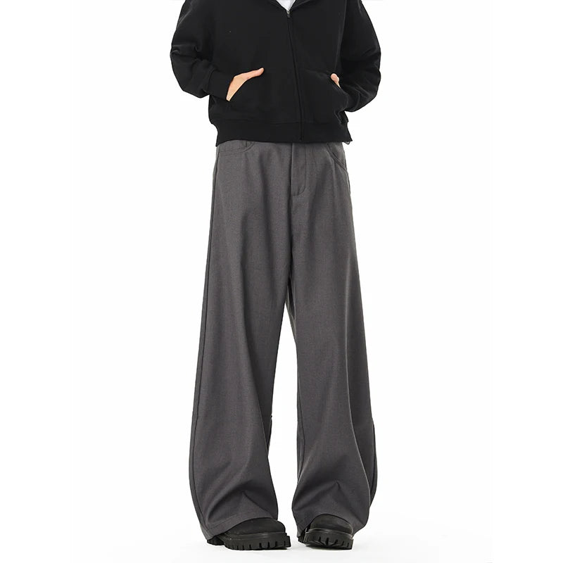 men streetwear fashion loose casual vibe hip hop black gray suit pant women harem pants trousers unique default style 1936