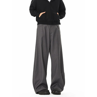 men streetwear fashion loose casual vibe hip hop black gray suit pant women harem pants trousers unique default style 1936