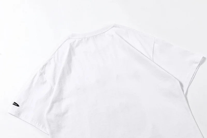 Rainbowtouches 2022 Summer Half-Sleeve T-Shirt Unisex High Street Vintage Graphic T Shirts Loose Casual Street Fashion Hip Hop Street King Limited