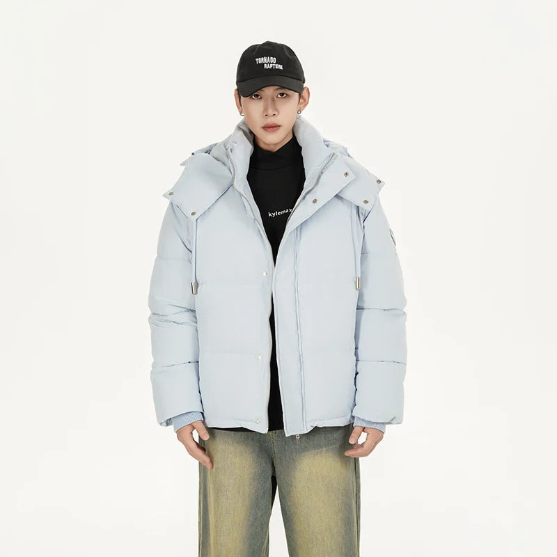 men women winter fashion loose casual cotton padded hooded parkas jacket campus boy gril thicken warm snow coat outerwear urban fashion pants