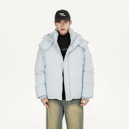 men women winter fashion loose casual cotton padded hooded parkas jacket campus boy gril thicken warm snow coat outerwear urban fashion pants