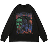 "Nightmare" Unisex Men Women Streetwear Graphic Sweatshirt Daulet Apparel