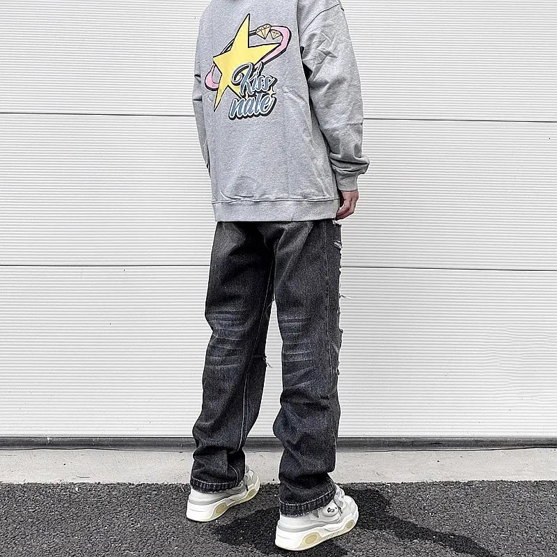 y2k functional double zipper nylon vibe casual track pants for men straight ropa hombre baggy cargos patchwork loose trousers unique cargo style 2501