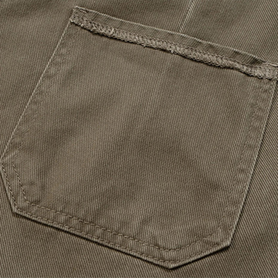 mens baggy jeans ribbon pockets loose cargo pants luxury designer man denim pants jeans trousers unique cargo style 5670