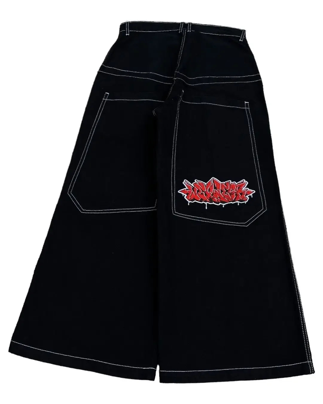 hip hop y2k new color wexwear embroidered baggy jeans streetwear jeans men women high waist wide trouser harajuku black pants unique jeans style 1453