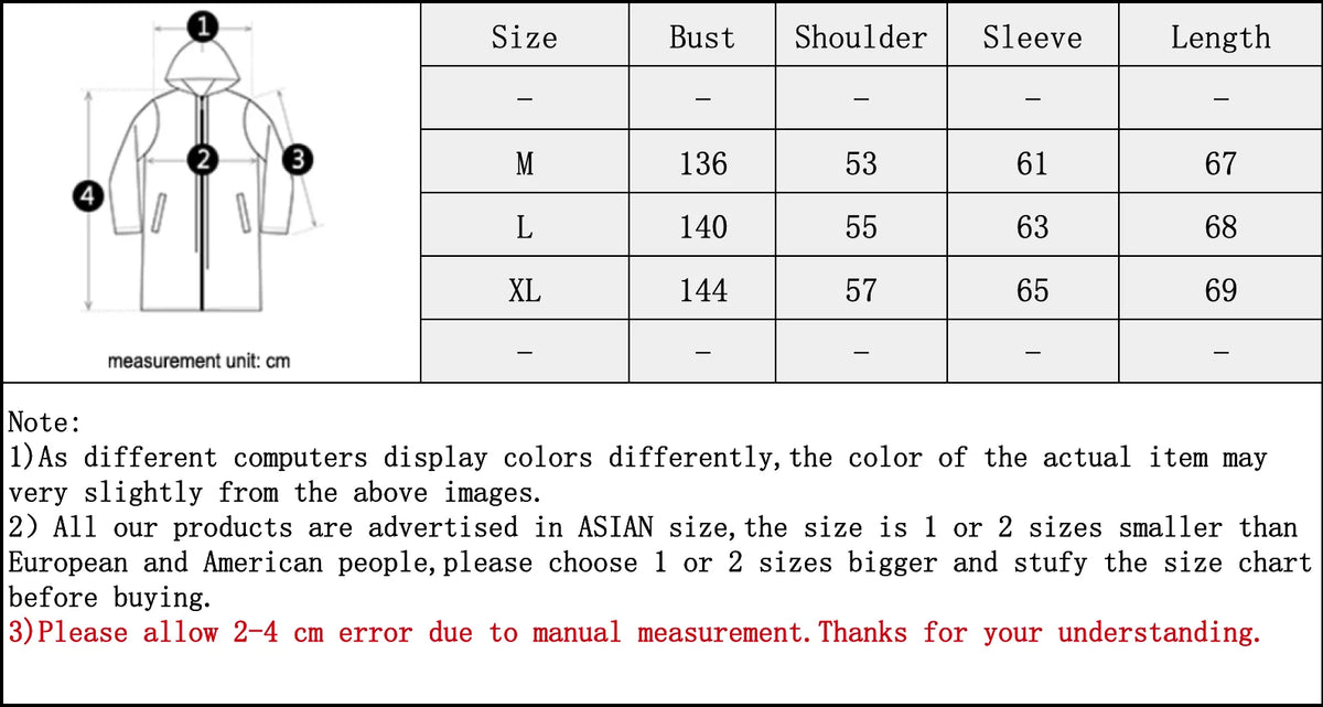 mens jacket winter parkas streetwear thicken warm washed solid zipper cotton padded bomber jackets harajuku fashion casual coat unique default style 4855