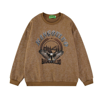 "Big Wings" Unisex Men Women Streetwear Graphic Sweater Daulet Apparel