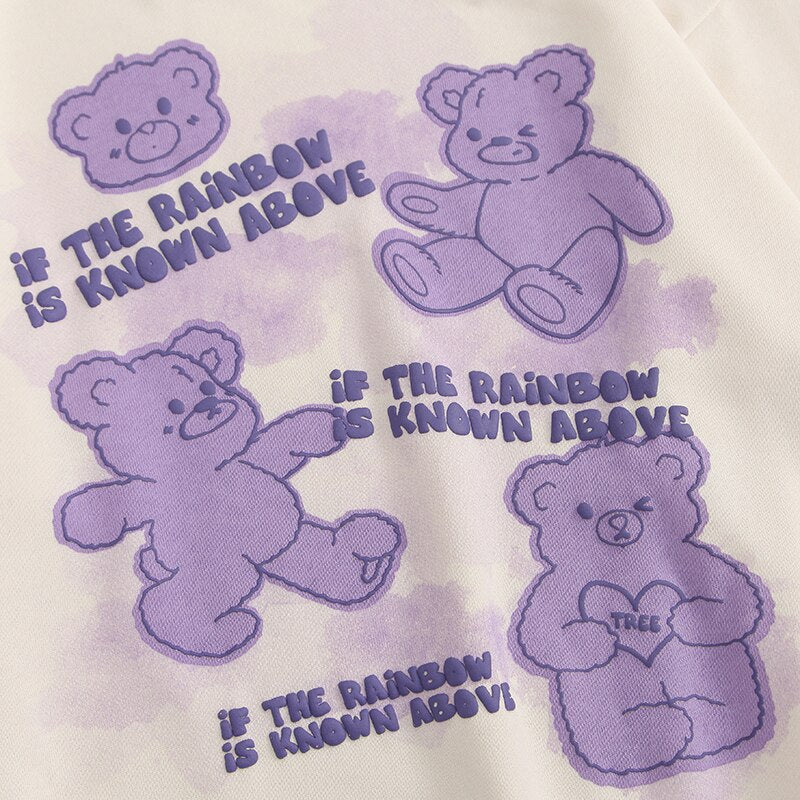 "Chase The Rainbow" Unisex Men Women Streetwear Graphic Hoodie Daulet Apparel