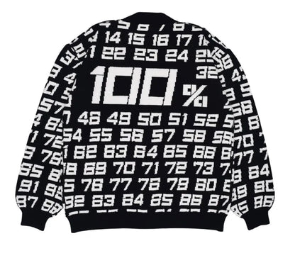 Jacquard pattern retro high street top warm Y2k women's sweater pullover knitted cardigan button super street top Street King Limited