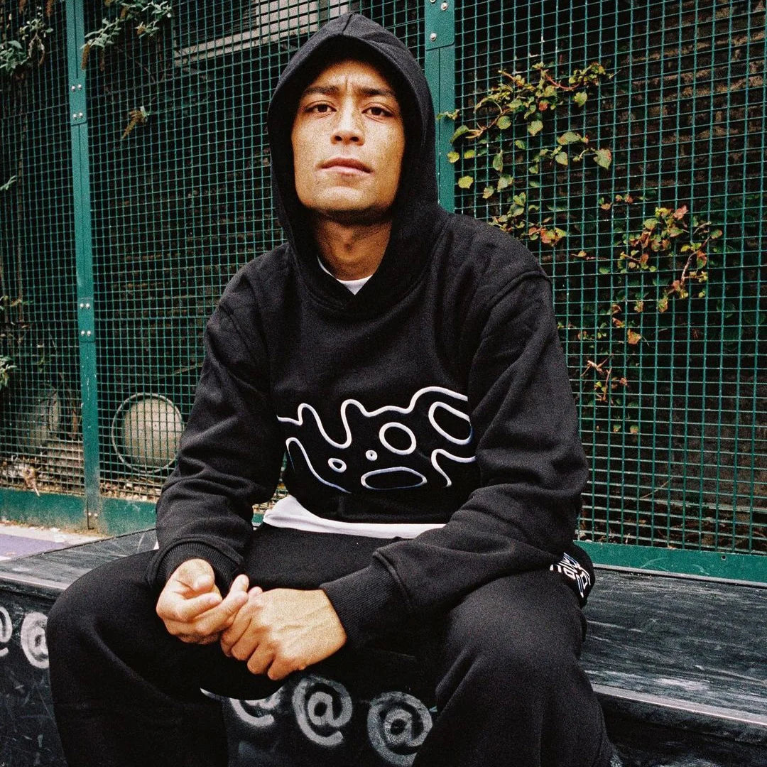 Harajuku Logo Embroidery Thick Fleece Hooded Hoodies for Men and Women Pullover Baggy Casual Sweatshirts Oversized Loose Hoody Street King Limited