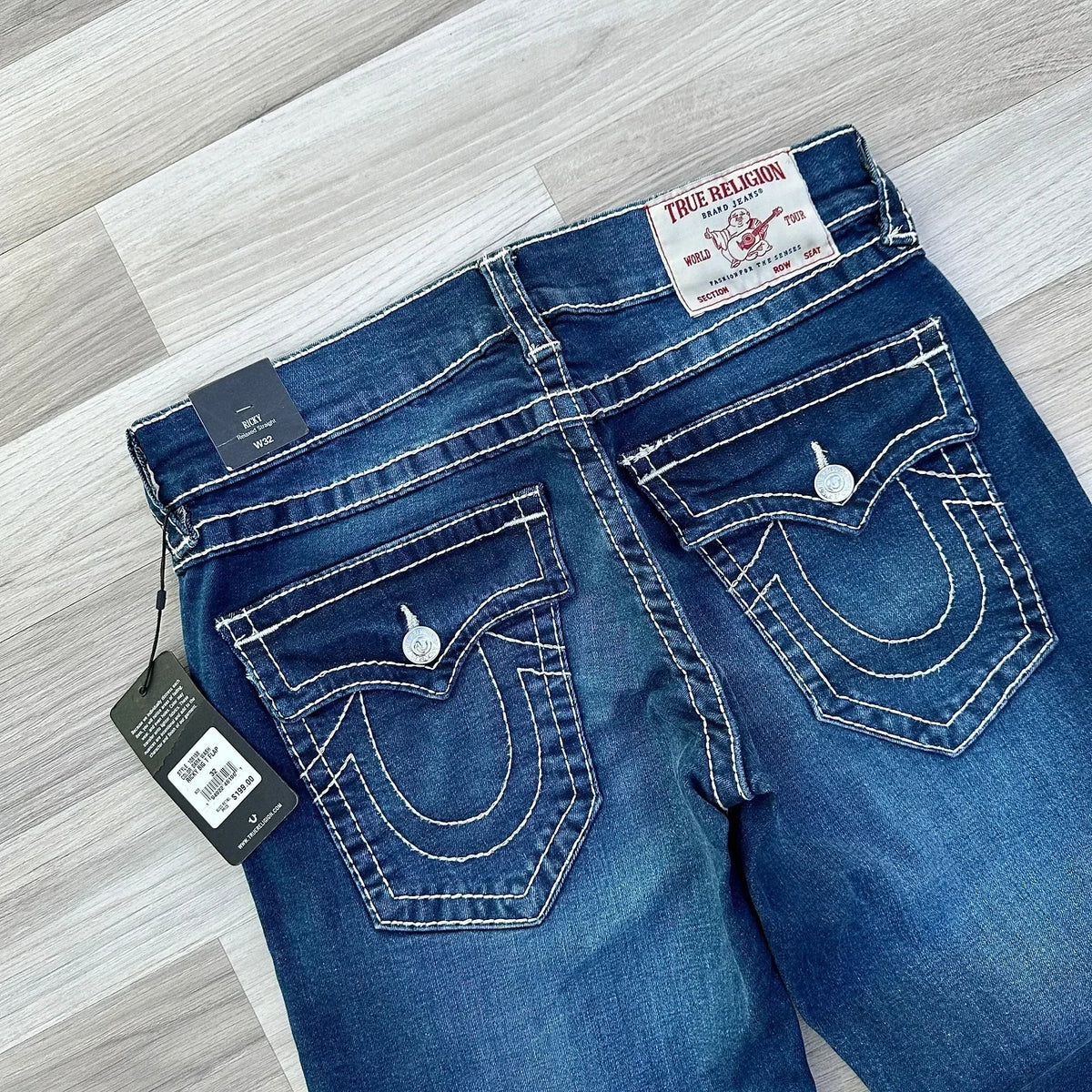 hip hop vintage red true faith embroidered jeans street gothic loose casual denim trousers couples baggy pants y2k clothes unique jeans style 3985