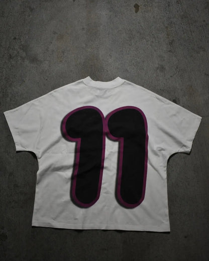 y2k Fashion Gothic Letter Pattern Printed Oversized T-Shirt Men's Retro Street Hip-Hop Harajuku Versatile Short Sleeve Top Street King Limited