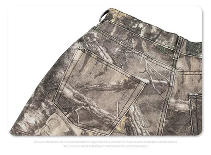 2024AW dry wood camo jeans Street King Limited