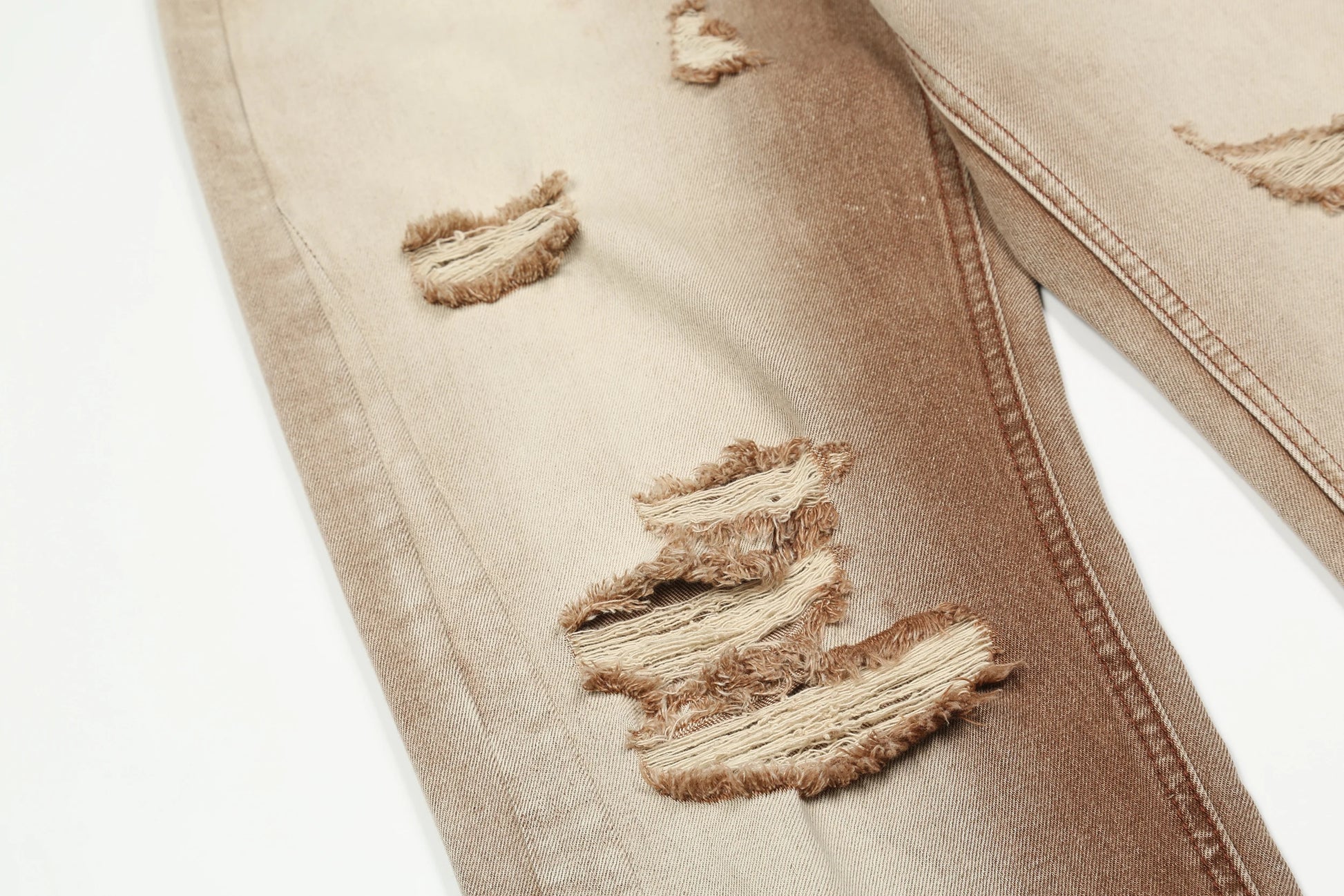 fashion denim jeans mens destoryed holes zipper straight jeans hip hop streetwear spring summer casual joggers jeans men pants unique joggers style 3152