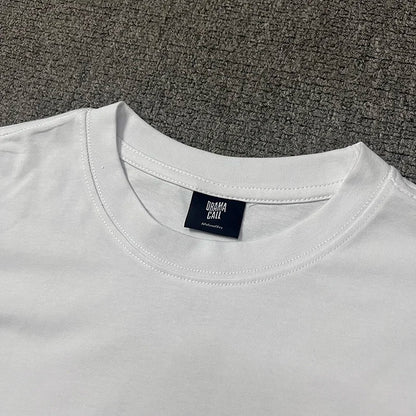 2024ss Drama Call T-shirt Men Women 1:1 High Quality Stars Letter Print Fashion Street Lovers Casual Tops Tee Street King Limited