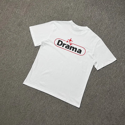 2024ss Drama Call T-shirt Men Women 1:1 High Quality Stars Letter Print Fashion Street Lovers Casual Tops Tee Street King Limited