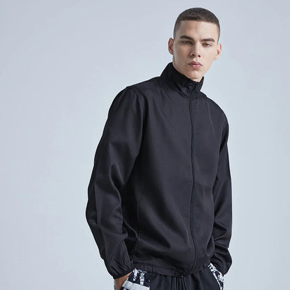 rainbowtouches brand casual jackets for men solid fashion outdoor windbreaker oversized high quality coats chaquetas hombre unique default style 6012