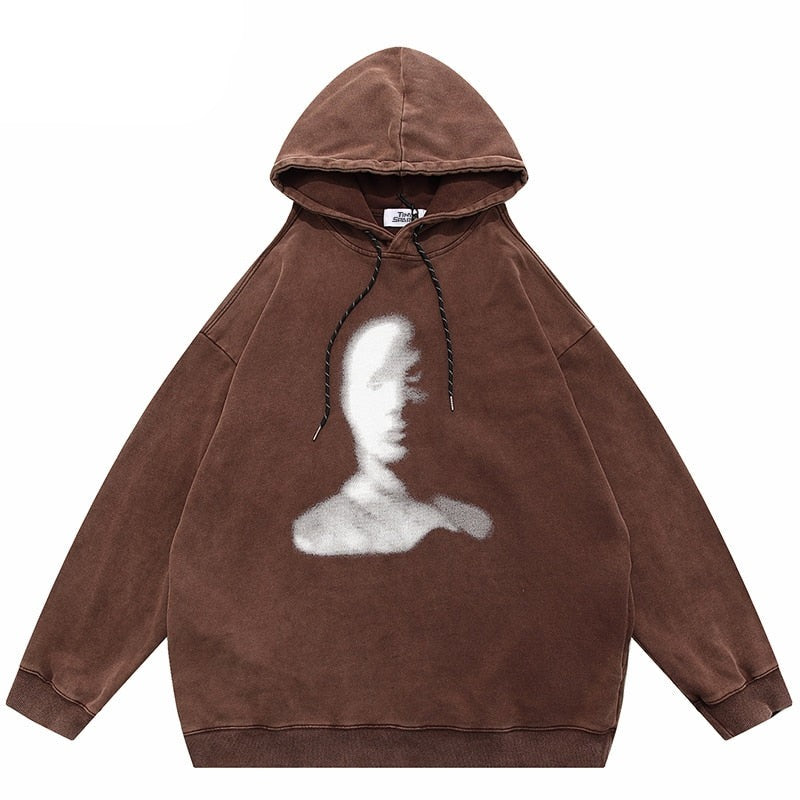 "Look Both Ways" Unisex Men Women Streetwear Graphic Hoodie Daulet Apparel
