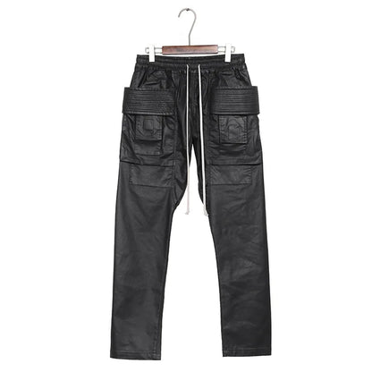 new men 2023 rick waxed tactical paratrooper cargo comfortable cotton parkour sweat casual pants sweatpants tag 720 casual joggers