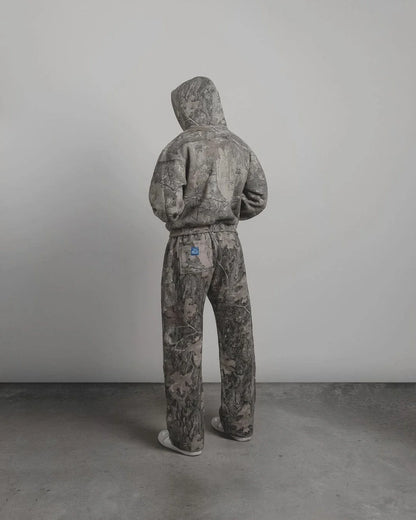 harajuku hunting camo hoodies y2k camouflage sweatpants two piece set streetwear oversized sweatshirts tracksuit men clothing unique joggers style 2098