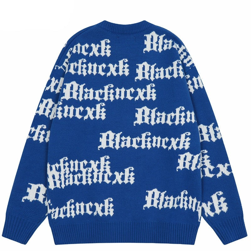 "Blue Magic" Unisex Men Women Streetwear Graphic Sweater Daulet Apparel